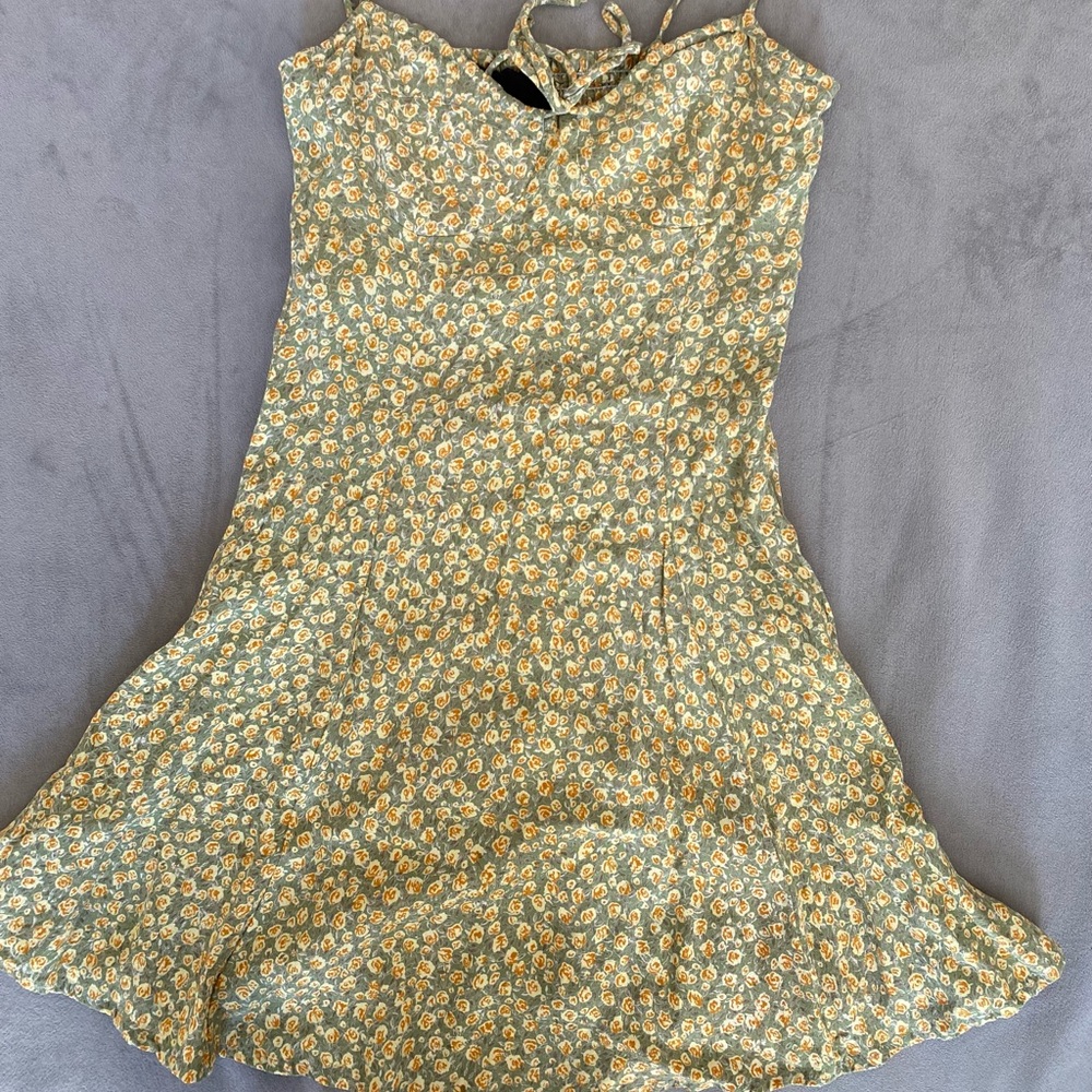 Blue life mini dress